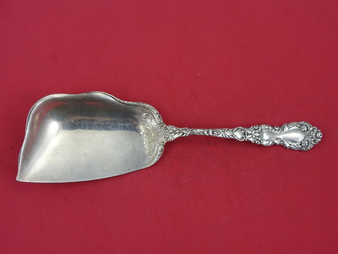 Gorham Imperial Chrysanthemum Sterling Silver Ice Cream Server 8 1/4" (1 of 3)