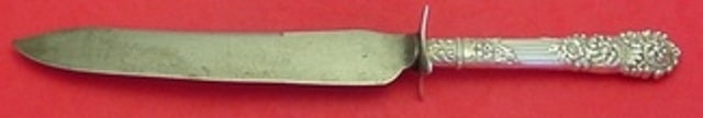Reed & Barton Trajan Sterling Silver 12 Inch Carving Knife Monogrammed (1 of 1)