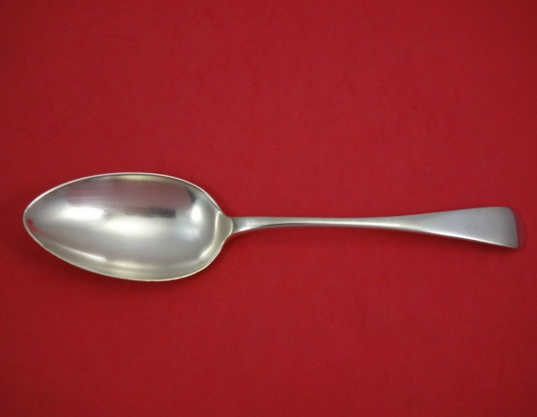 Martin Hall & Co Old English Sterling Silver Spoon 8.5 inches (1 of 2)