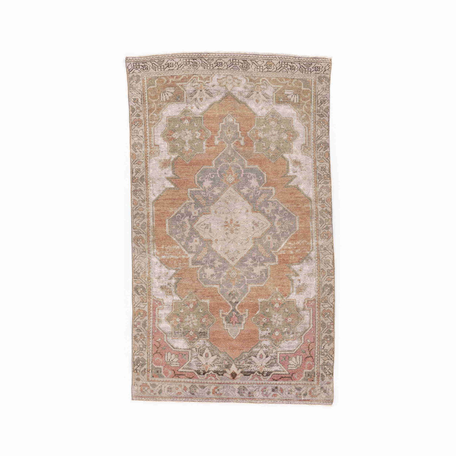 Authentic Handmade Anadol Wool Carpet 49.2 x 84.6 Double Knots: Authentic Handmade Anadol Wool Carpet 49.2 x 84.6 Double Knots This Authentic Handmade Anadol Carpet is crafted with care, showcasing exquisite wool on wool construction. It features double knots for