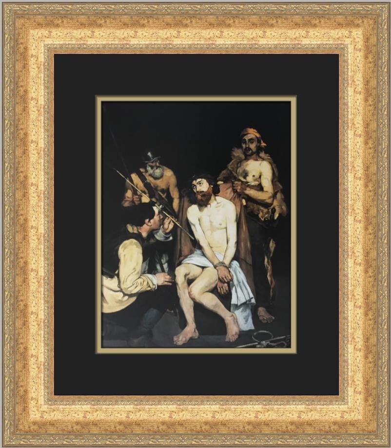 Edouard Manet Jesus Mocked by Soldiers Custom Framed Art Print (1 of 2)