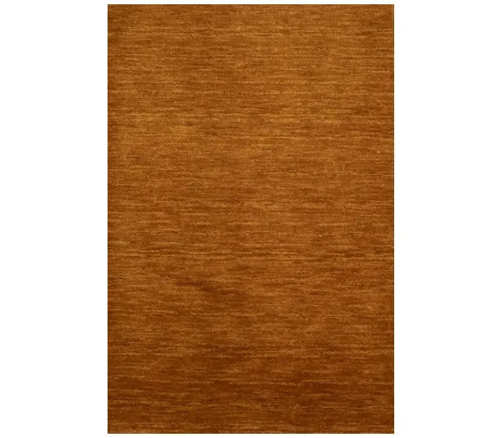 Orange Hand-Loomed 2x3 Gabbeh Wool Rug Modern Home Decor (1 of 11)