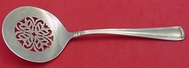 Marie Louise Towle Blackinton Sterling Silver Tomato Server with Tulips (1 of 2)