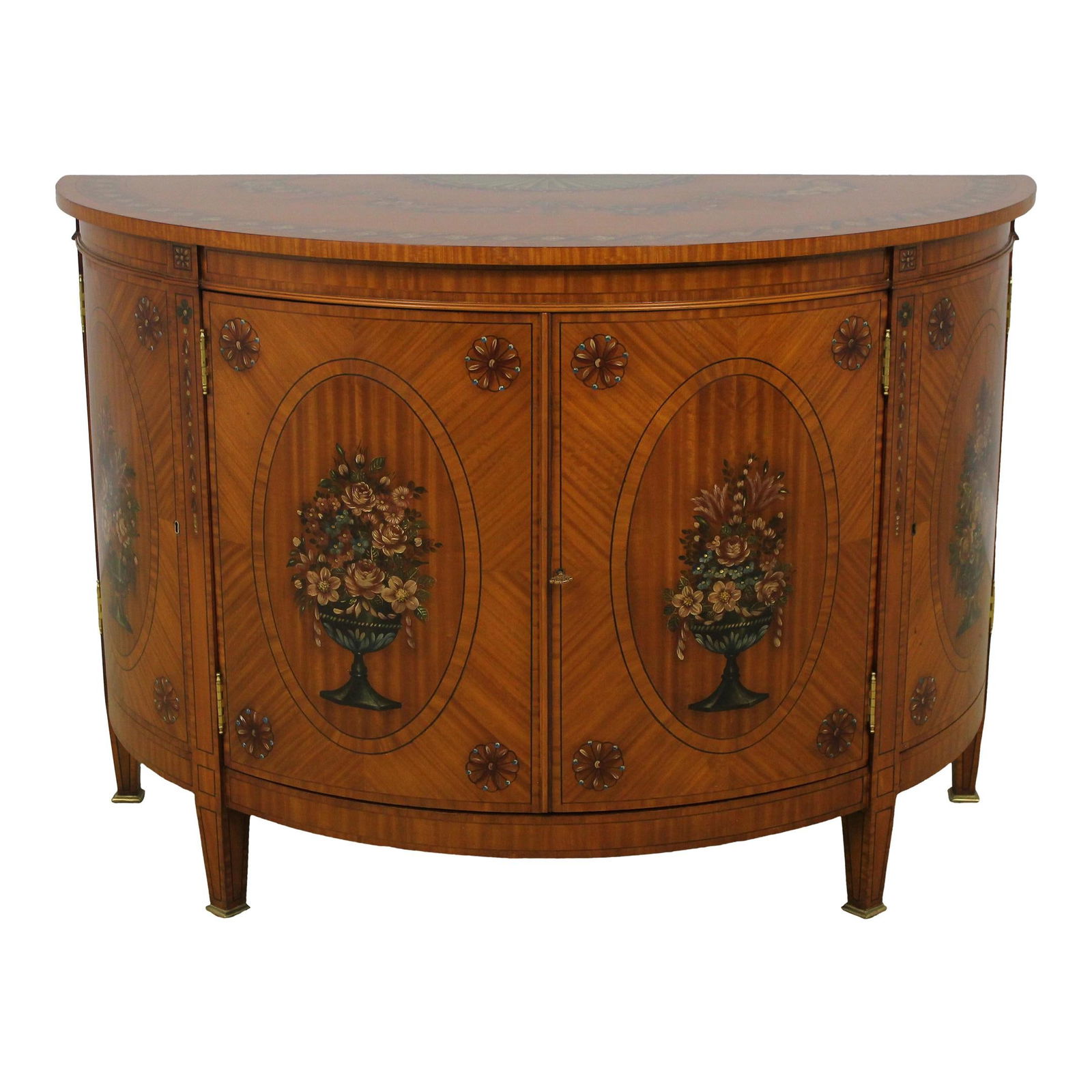 Maitland Smith Adams Hand Painted Satinwood Commode (1 of 10)