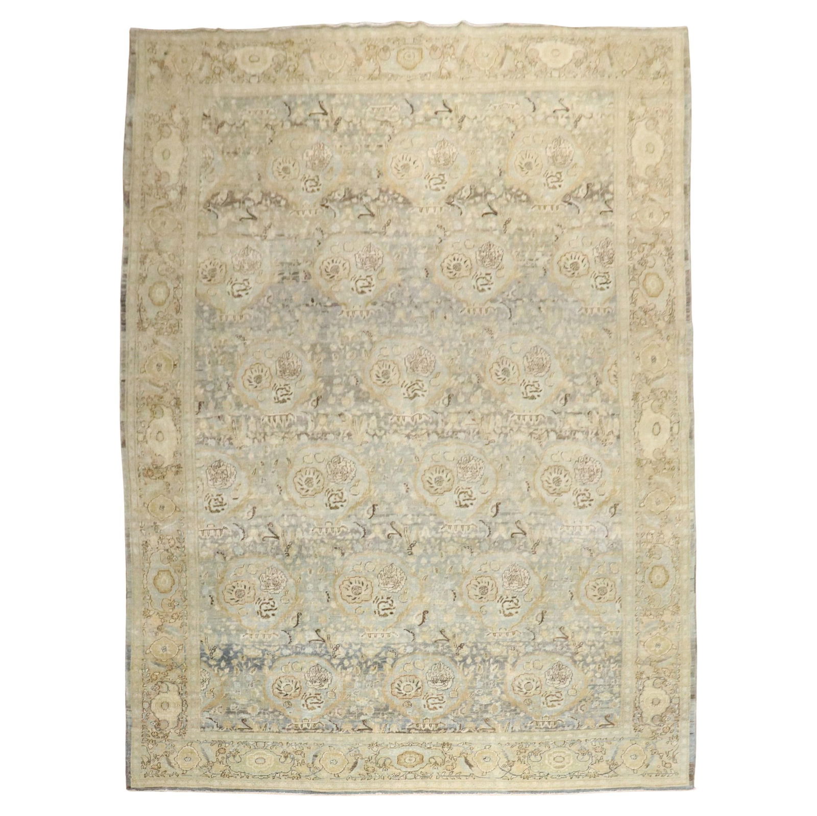 Zabihi Collection 20th Century Persian Bidjar Rug 9'7 x 13'8 Wool Hand-Woven (1 of 10)