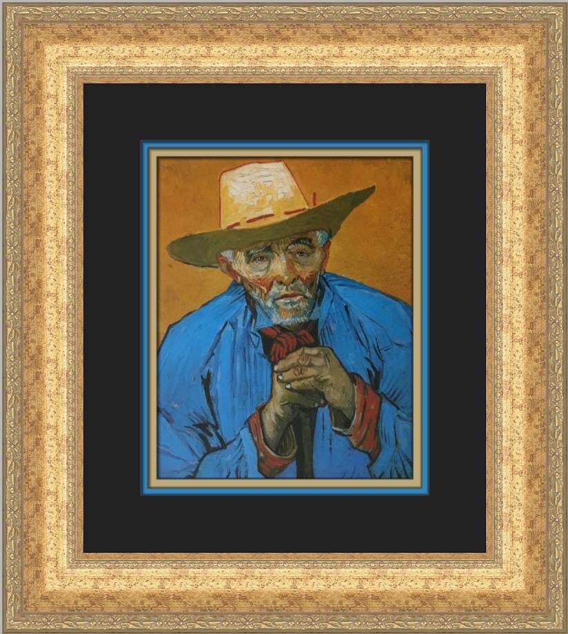 Vincent Van Gogh Patience Escalier Custom Framed Print 18x16 Art (1 of 2)