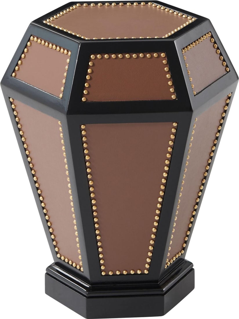 Alexa Hampton Mahogany Accent Table Transitional Style Seal Finish: Alexa Hampton Mahogany Accent Table Transitional Style Seal Finish Enhance your space with this luxurious mahogany accent table by Alexa Hampton, featuring a refined seal finish and transitional style