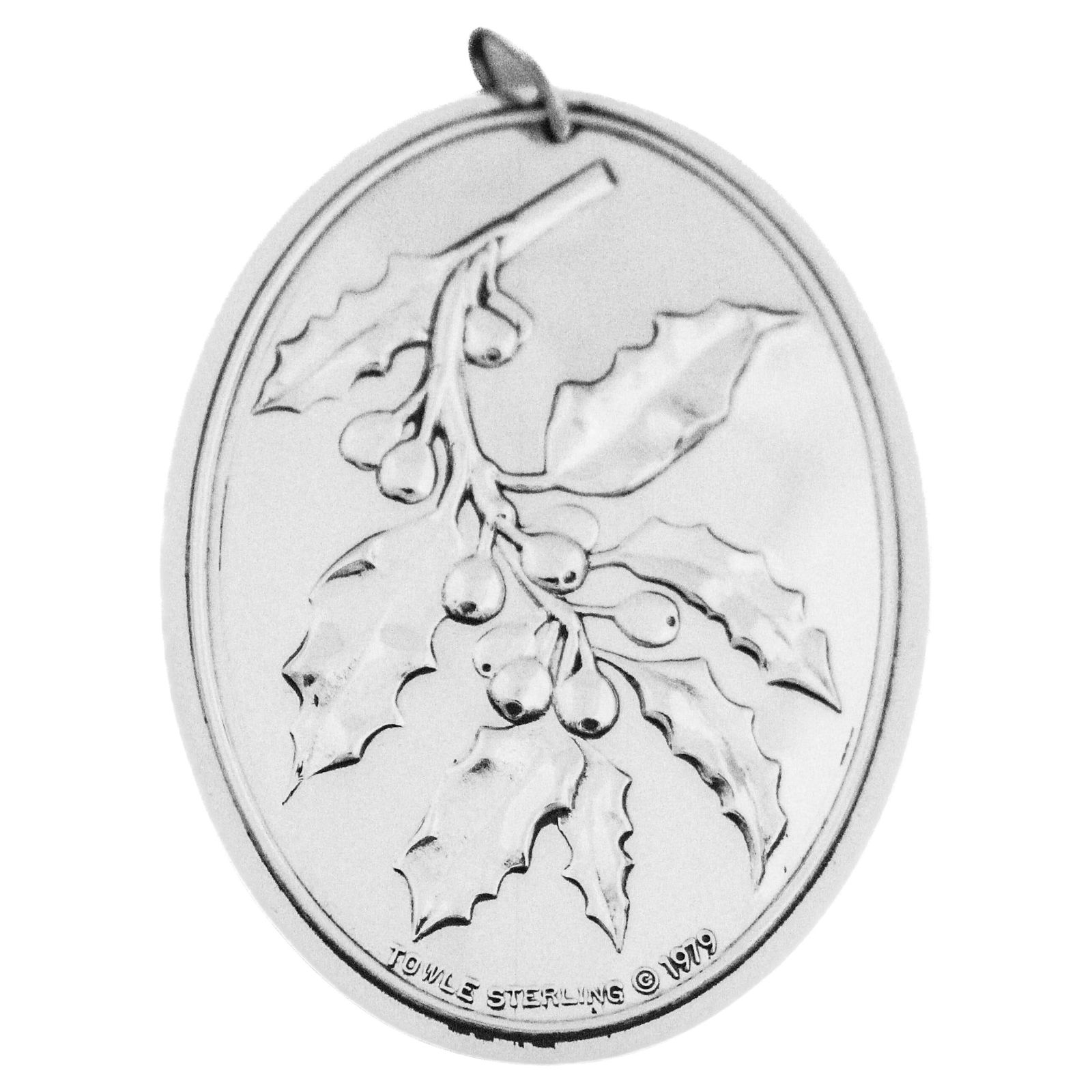 1979 Towle Sterling Silver Christmas Ornament Deck the Halls (1 of 4)