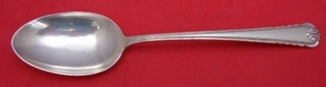 International Sterling Silver Moonbeam Serving Spoon 8.5 Inch (1 of 2)