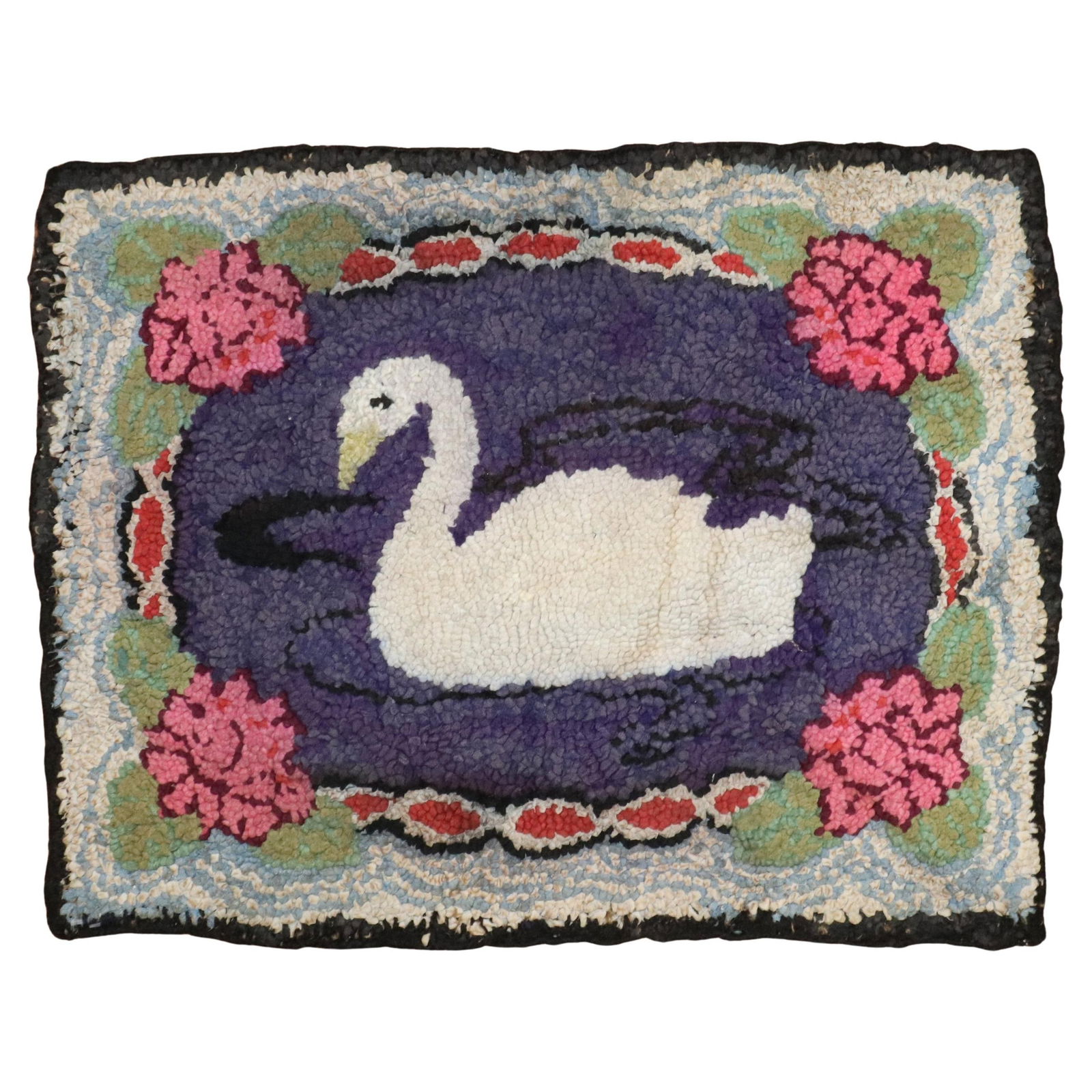 Zabihi Collection Handmade Duck Rug 24 x 30 Country Style Jute Wool (1 of 6)