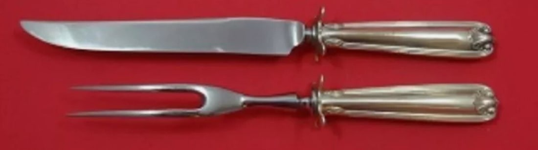 Towle Benjamin Franklin Sterling Silver 2pc Steak Carving Set (1 of 2)