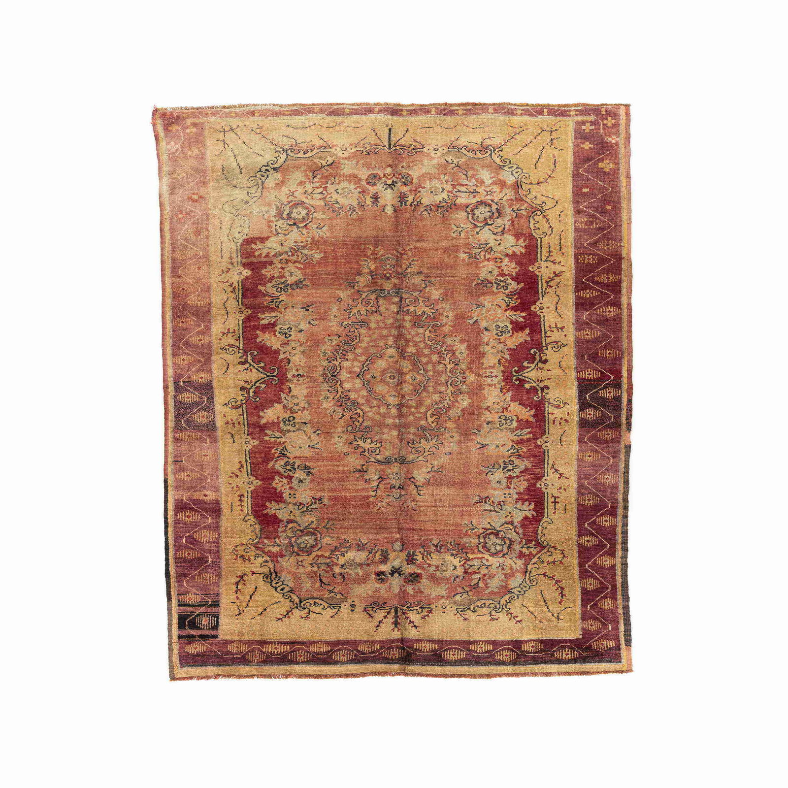 Authentic Handmade Anadol Carpet Wool on Wool Double Knots 81.1 x 99.2: Authentic Handmade Anadol Carpet Wool on Wool Double Knots 81.1 x 99.2 This Authentic Handmade Anadol Carpet showcases exquisite craftsmanship and traditional design. Made from high-quality wool on wo
