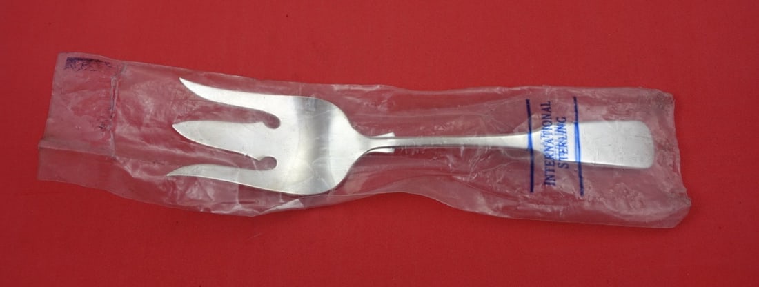 International Sterling Silver Eighteen Ten 1810 Cold Meat Fork 8.5" New (1 of 2)