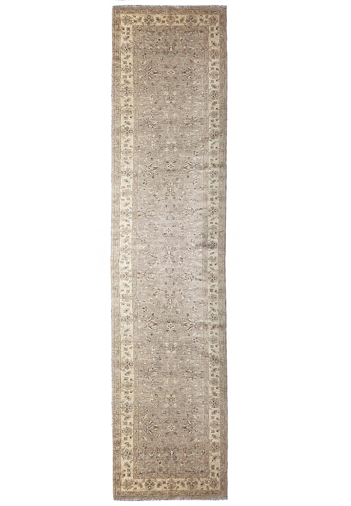 Quality Natural Wool 3.10 x 22.6 Long Wide Runner Rug (1 of 8)