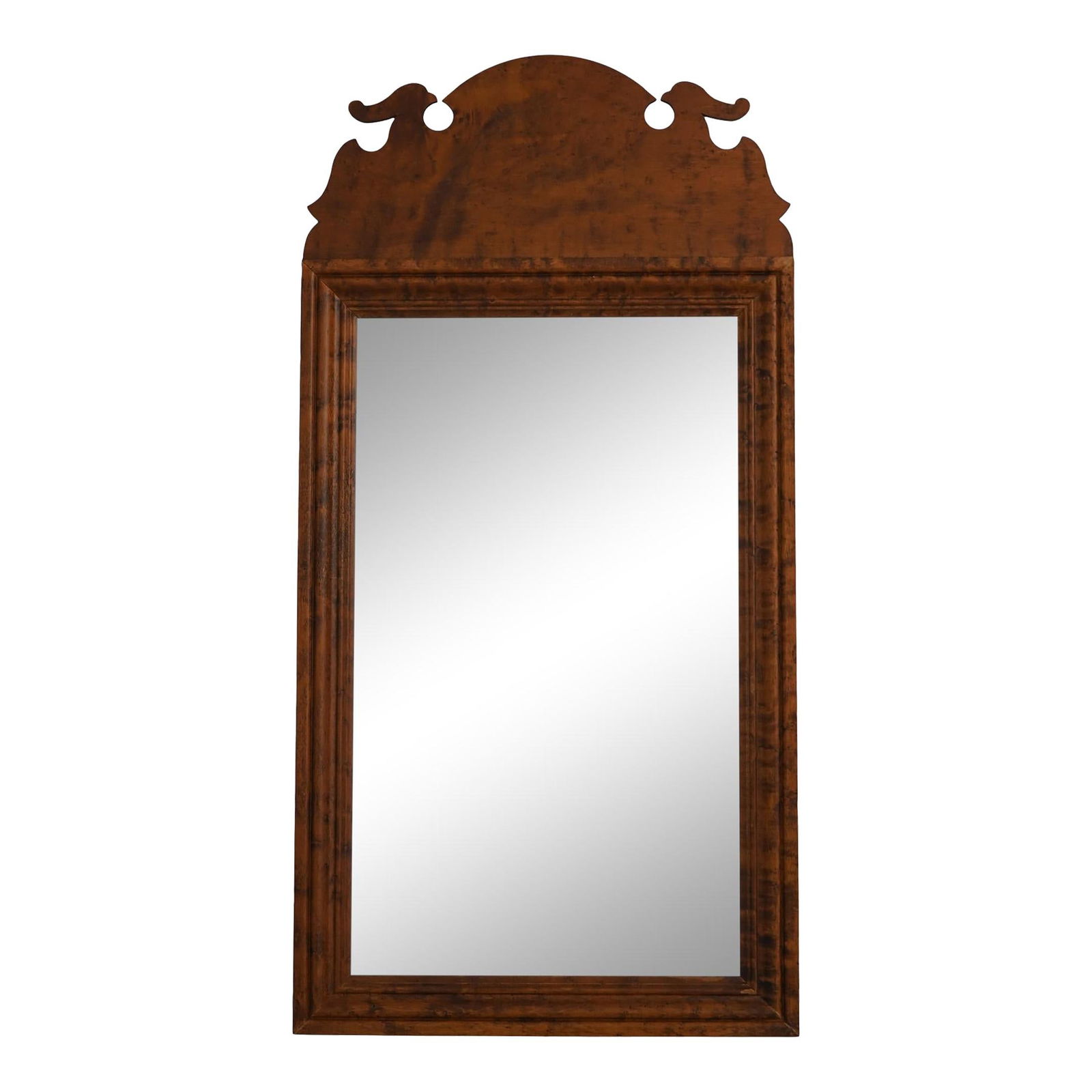 Elegant Tiger Maple Country Style Wall Mirror 16.5 x 32.5 (1 of 7)