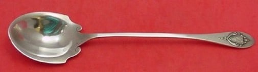 Lunt Sterling Silver Mount Vernon Lettuce Spoon 9 Inch Monogrammed (1 of 1)