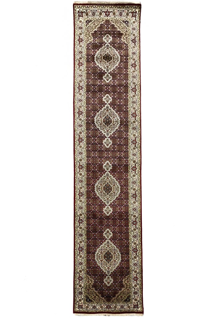 12 Feet Tabriz Mahi Quality Soft Lustrous Area Rug: 12 Feet Tabriz Mahi Quality Soft Lustrous Area Rug Free continental US Shipping Enhance your space with this exquisite 12-foot Tabriz Mahi quality rug. Featuring a soft and lustrous pile, this rug is