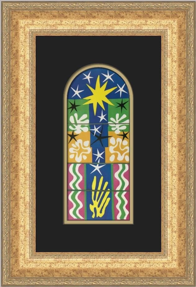 Henri Matisse Christmas Custom Framed Offset Lithograph Print (1 of 2)