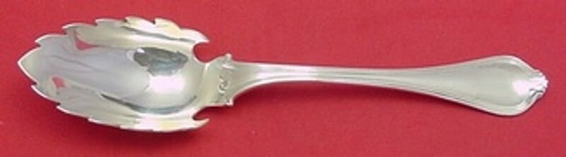 Towle Paul Revere Sterling Silver Cheese Scoop Leaf Bowl 7 1/4" (1 of 2)