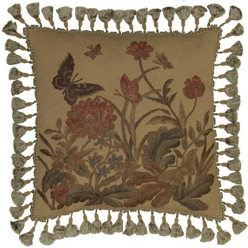 Provence Home Victorian Throw Pillow Butterfly Design 20x20: Provence Home Victorian Throw Pillow Butterfly Design 20x20 This exquisite Victorian Style Pillow features a charming butterfly design, perfect for adding a touch of elegance to your home decor. Hand-