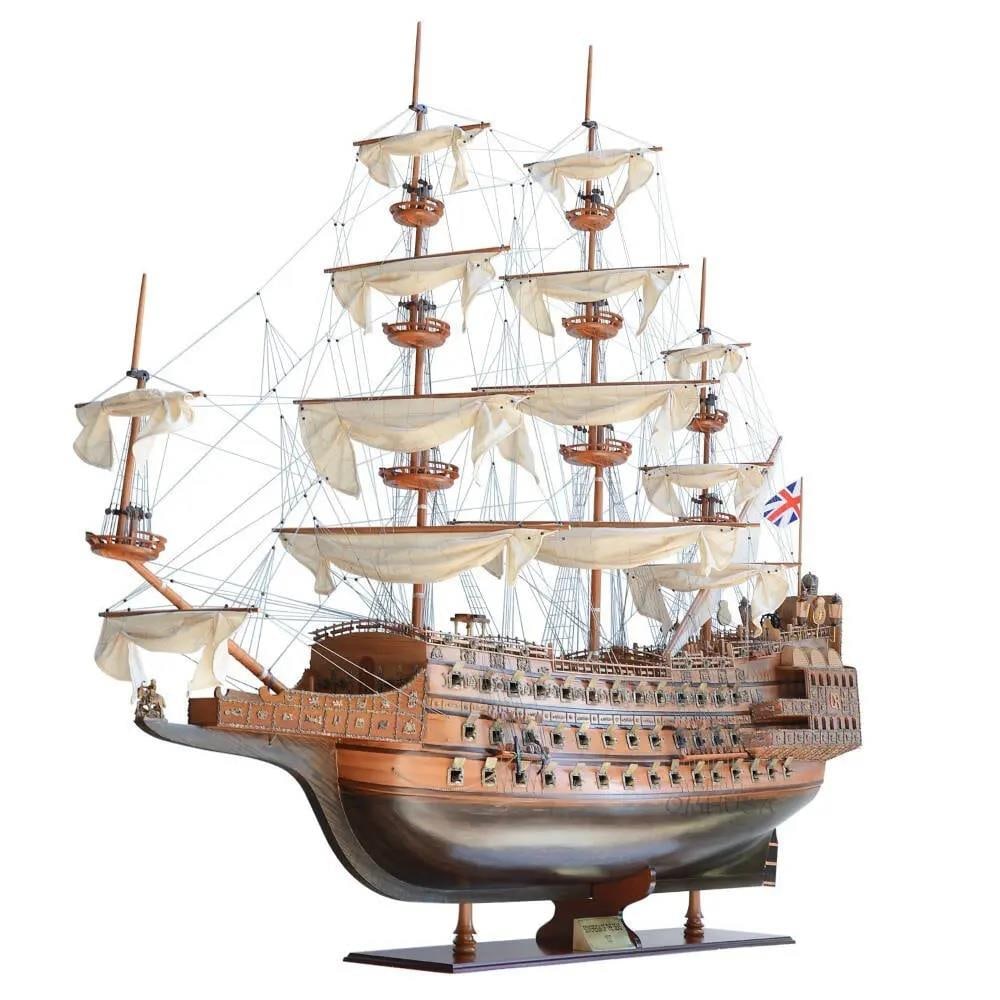 Monumental H.M.S. Sovereign of the Seas Model Ship Replica (1 of 18)