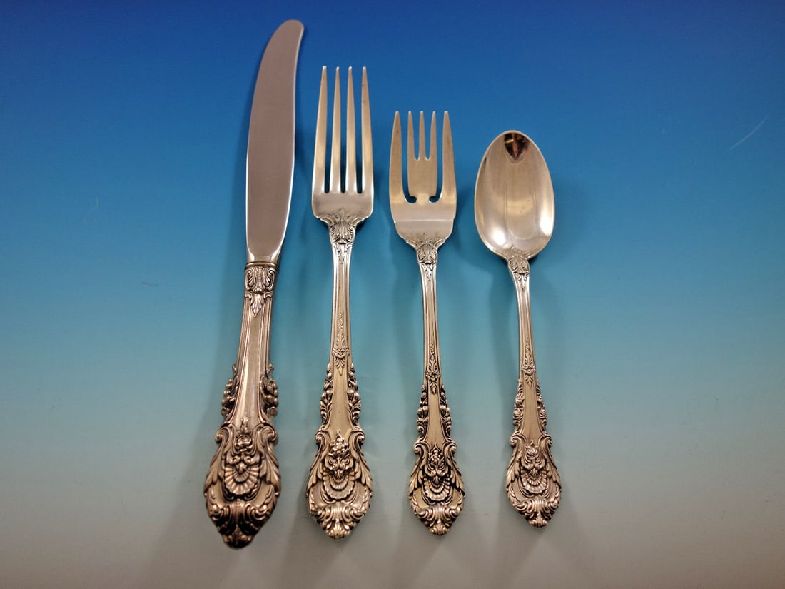 Wallace Sir Christopher Sterling Silver Flatware Set for 8 40 Pieces (1 of 9)
