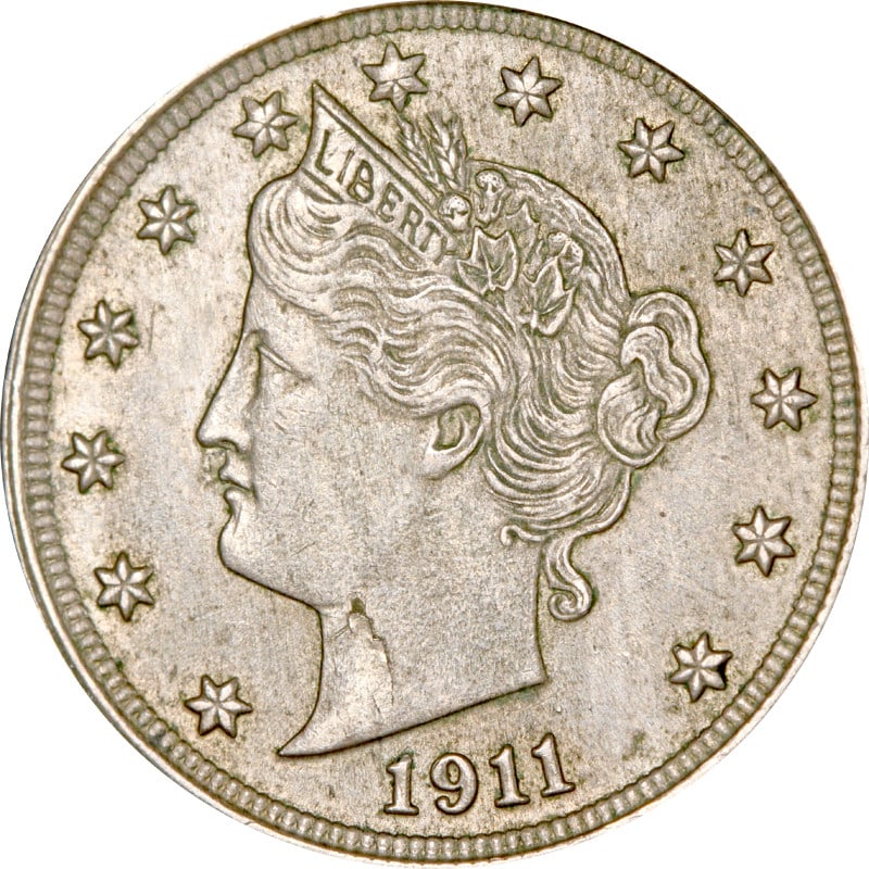 1911 Liberty V Nickel Circulated UNCERTIFIED Nickel Coin: 1911 Liberty V Nickel Circulated UNCERTIFIED Nickel Coin This 1911 Liberty V Nickel is a classic piece of American numismatic history. It features a distinctive design representative of the Liberty He