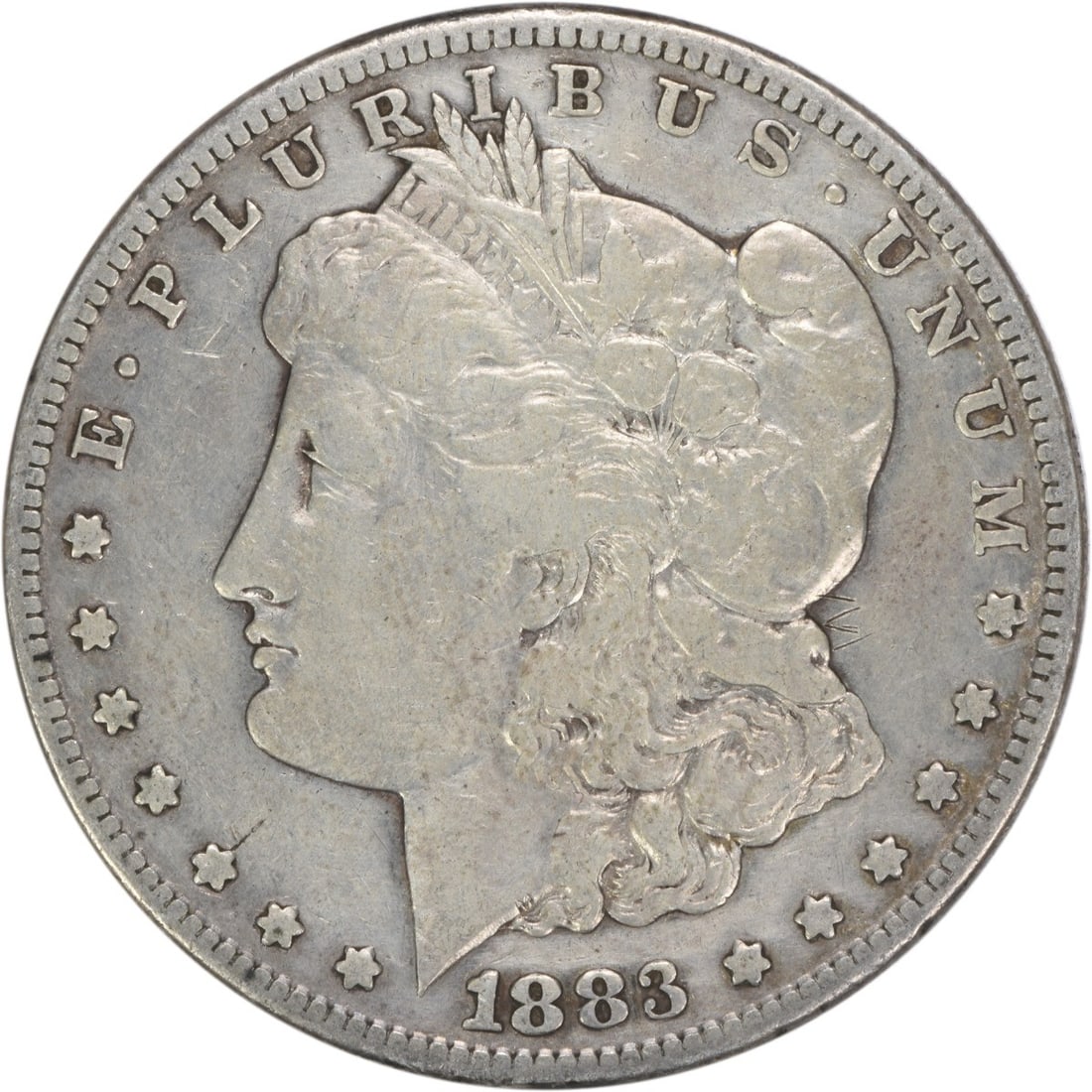 1883-S Morgan Silver Dollar VF Uncertified George T Morgan Design: 1883-S Morgan Silver Dollar VF Uncertified George T Morgan Design This 1883-S Morgan Silver Dollar is a classic piece of American history, featuring the renowned design by George T. Morgan. Struck in