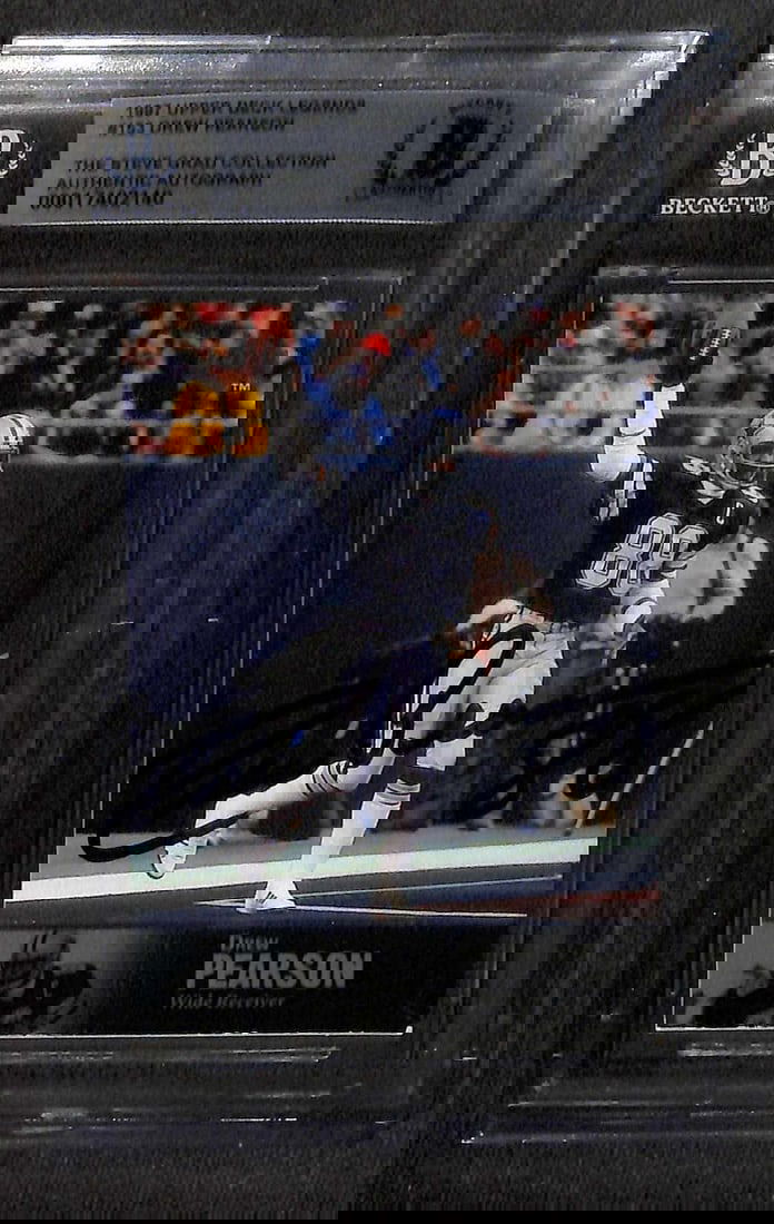 Drew Pearson Signed 1997 Upper Deck Legends Card Beckett Authenticated (1 of 1)