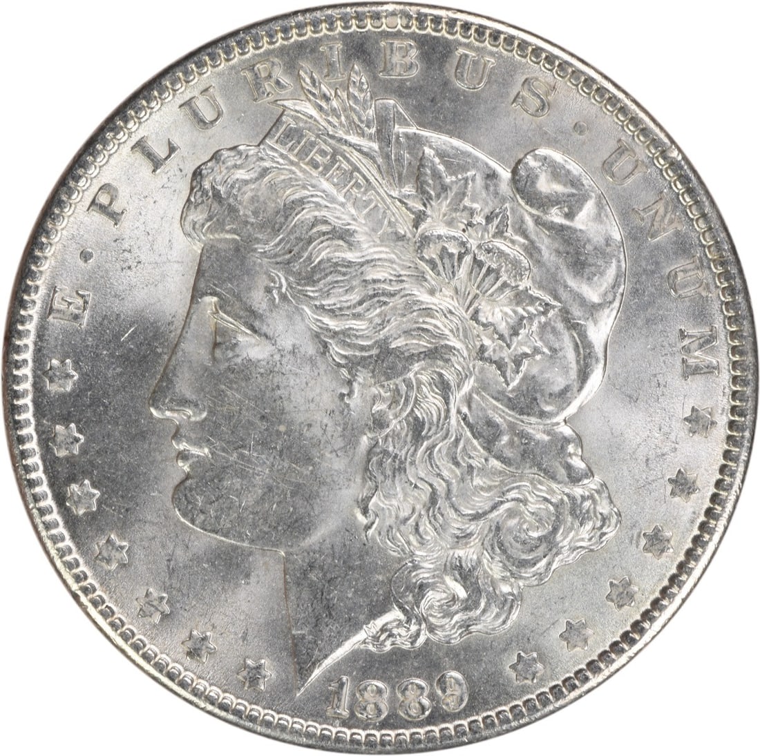 1889 Morgan Silver Dollar Choice BU Uncertified Silver Coin (1 of 2)