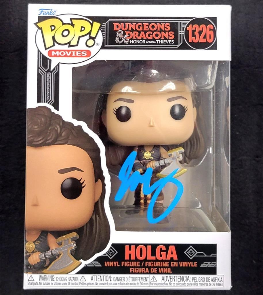 Michelle Rodriguez Signed Dungeons & Dragons Funko Pop Beckett Authenticated: Michelle Rodriguez Signed Dungeons & Dragons Funko Pop Beckett Authenticated This is an original Michelle Rodriguez signed Funko Pop! figure from the movie Dungeons & Dragons. The autograph has been a