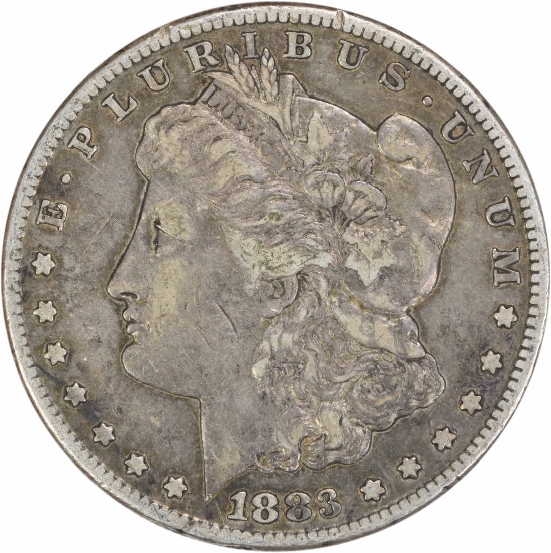 San Francisco Mint 1883 Morgan Silver Dollar VF Grade Uncertified: San Francisco Mint 1883 Morgan Silver Dollar VF Grade Uncertified This 1883-S Morgan Dollar is a circulated coin featuring a composition of 90% silver and 10% copper. Minted in San Francisco, it is gr