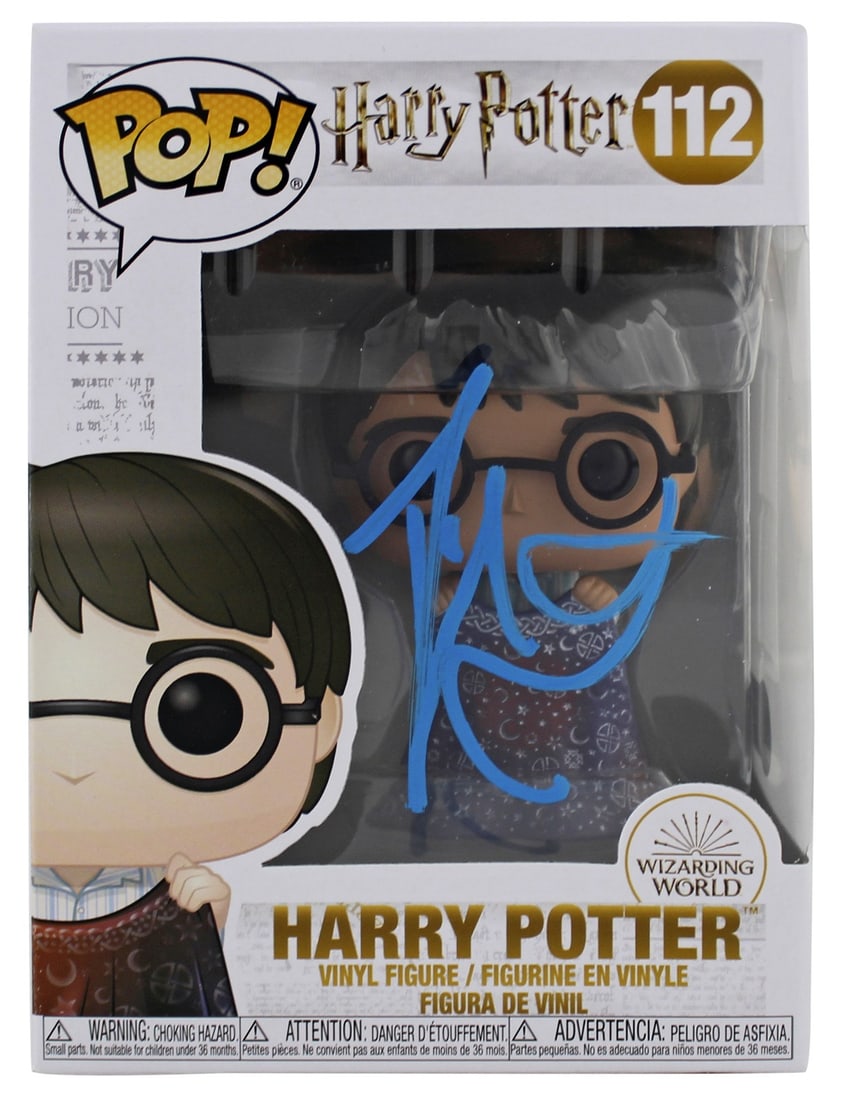 Daniel Radcliffe Signed Harry Potter #112 Funko Pop BAS Authentic: Daniel Radcliffe Signed Harry Potter #112 Funko Pop BAS Authentic This authentic autographed #112 Funko Pop Vinyl Figure features the signature of Daniel Radcliffe, known for his iconic role in the Ha