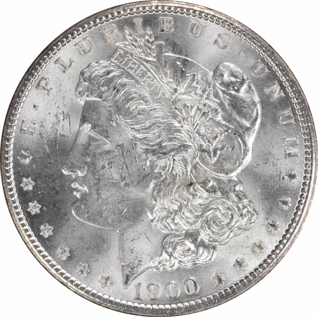 1900 Morgan Silver Dollar BU Uncertified Silver Coin (1 of 2)