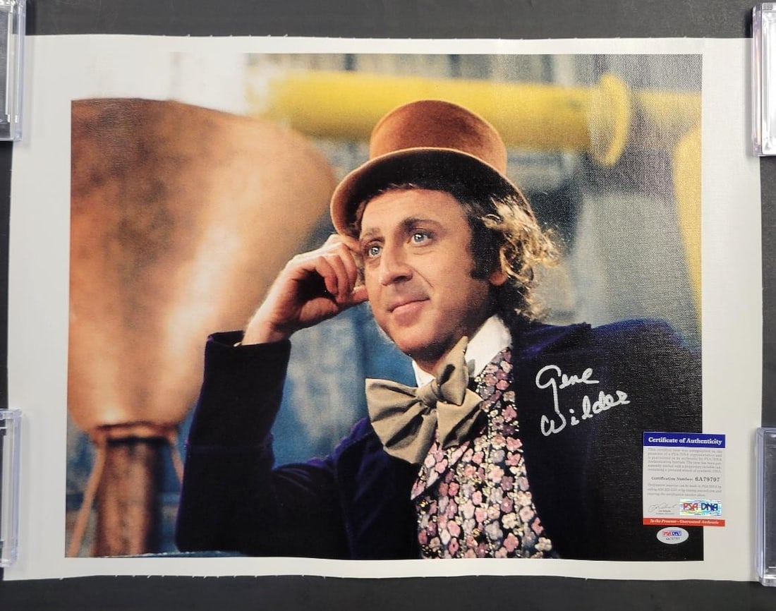 Gene Wilder Signed Willy Wonka 16x20 Photo with PSA/DNA Certification (1 of 3)