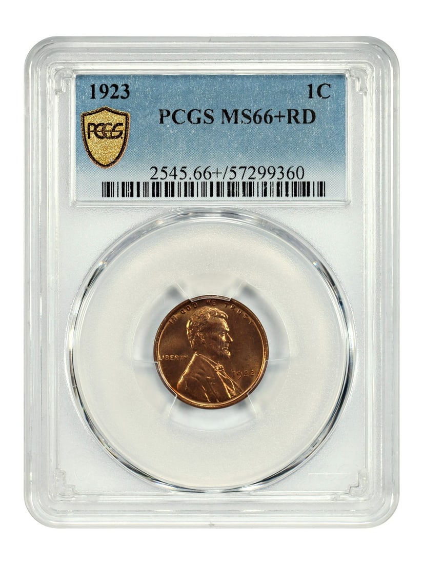 1923 Lincoln Cent Wheat Reverse PCGS MS66+RD Uncirculated (1 of 4)