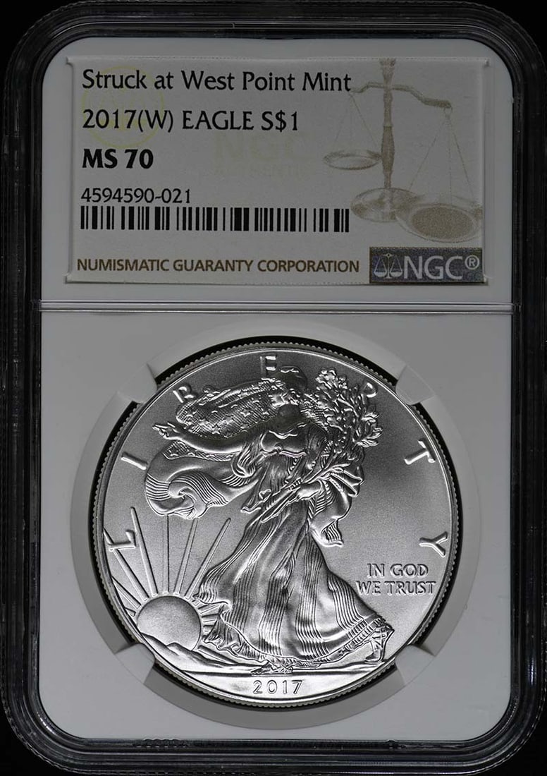 2017 Eagle S$1 Coin NGC Certified MS70 (1 of 2)