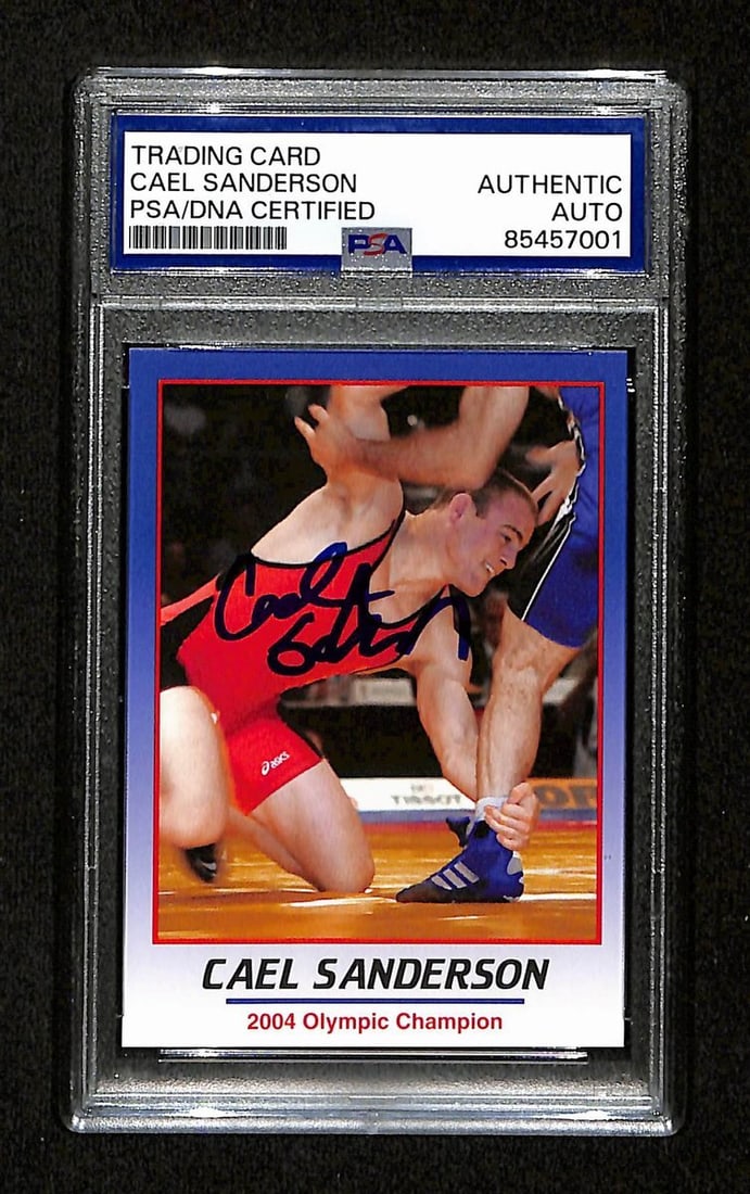 Cael Sanderson 2008 ProImage Wrestling Card PSA/DNA Authenticated (1 of 2)