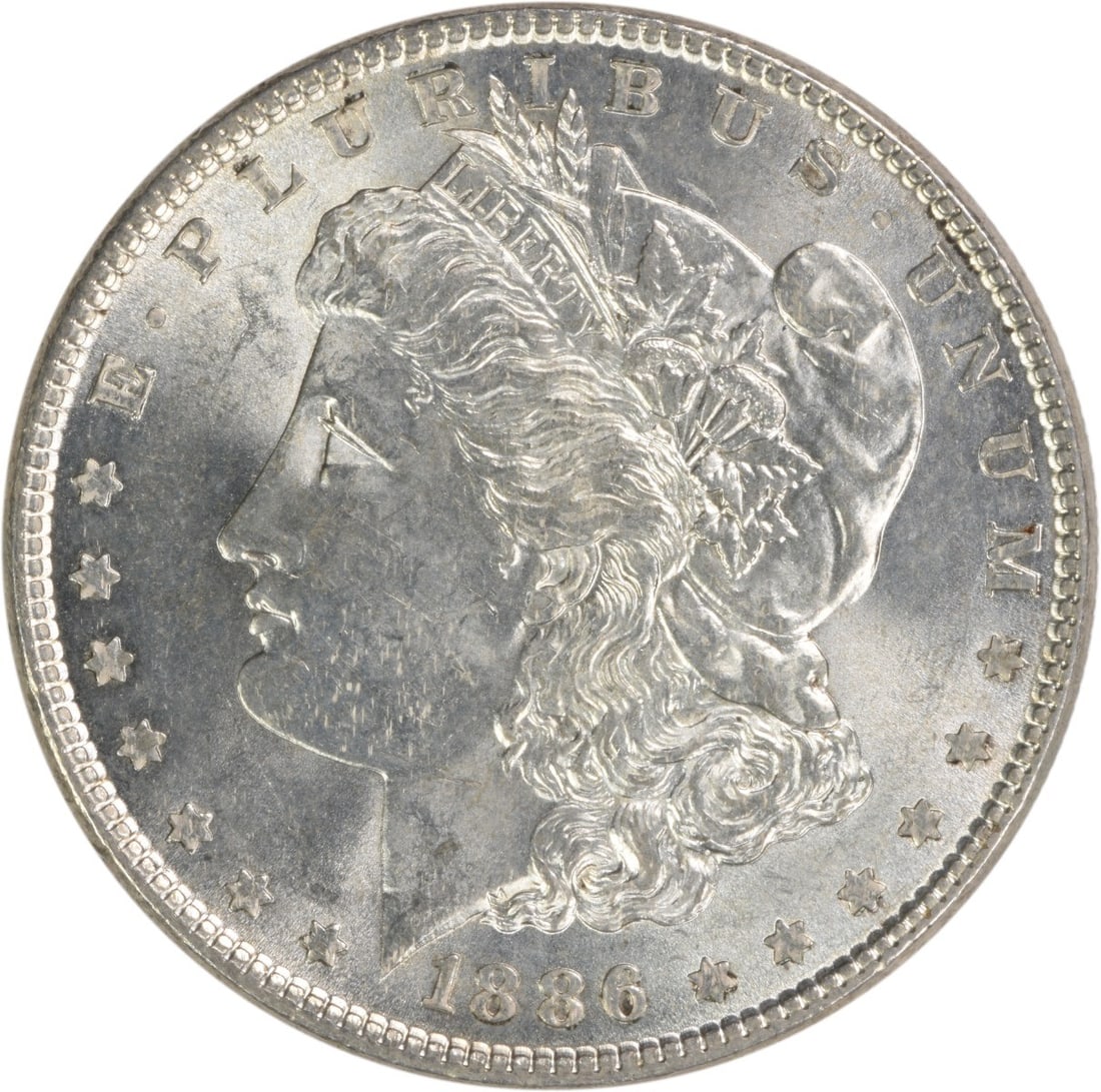 1886 Morgan Silver Dollar Choice BU Uncertified Silver Coin (1 of 2)