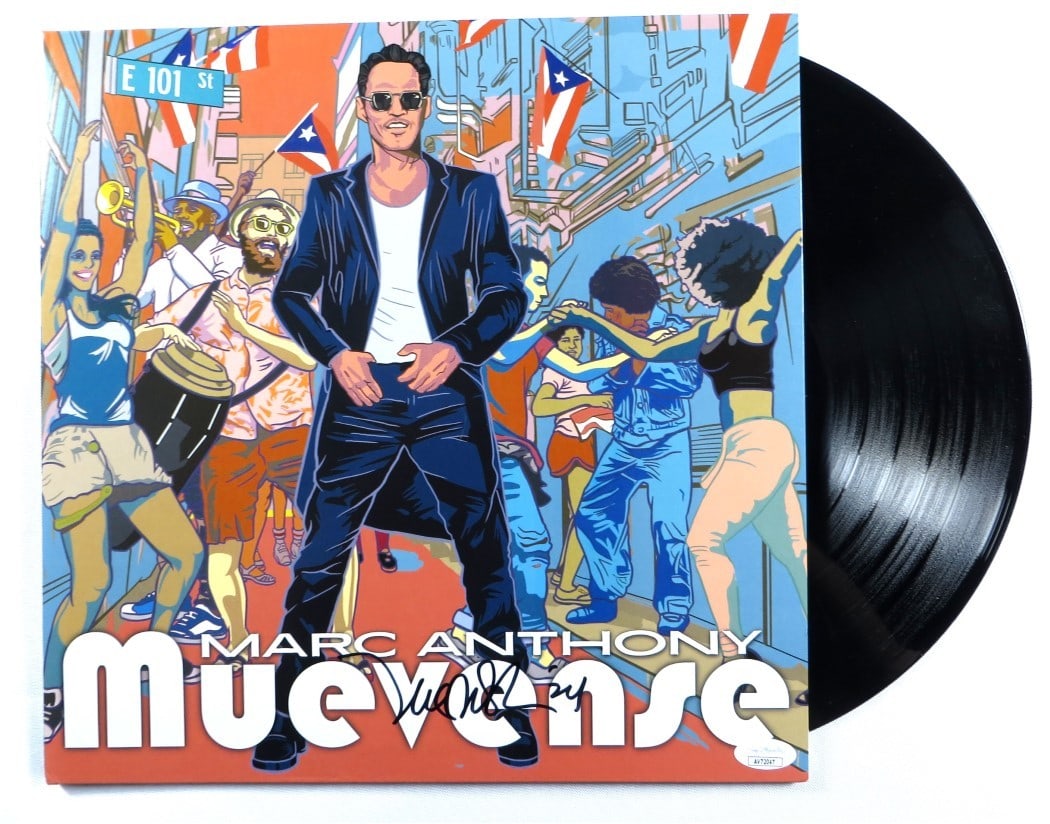 Marc Anthony Signed Autographed Record Album Cover JSA Certified (1 of 4)