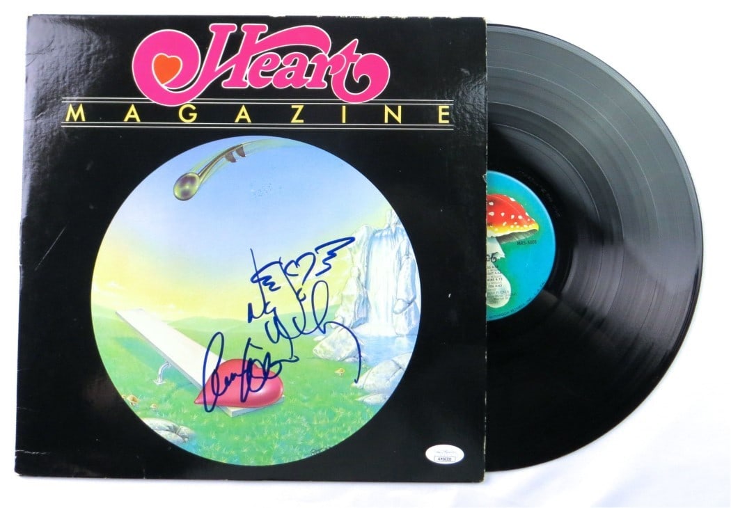 Ann Nancy Wilson Dual Signed Record Album Cover JSA Authenticated (1 of 4)