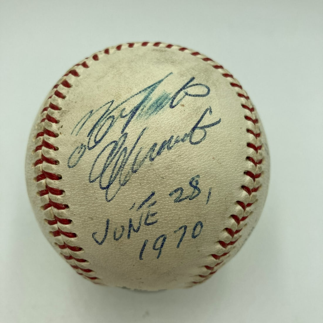 Roberto Clemente Signed Baseball Final Game Forbes Field JSA LOA (1 of 8)