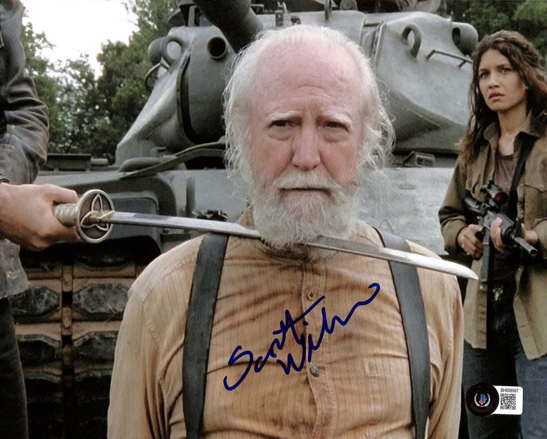 Scott Wilson Walking Dead Autographed 8x10 Photo Beckett Certified (1 of 1)