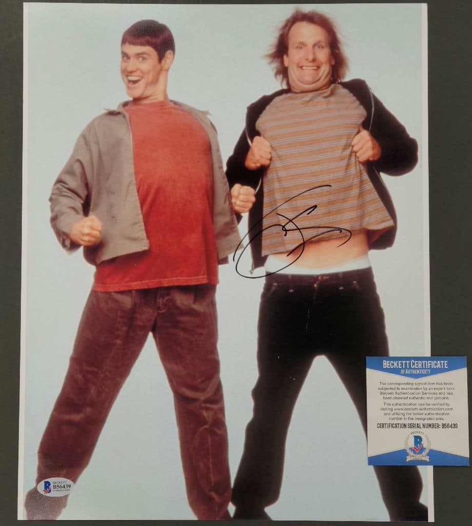 Jeff Daniels Autographed 11x14 Dumb and Dumber Photo Beckett Authenticated (1 of 2)