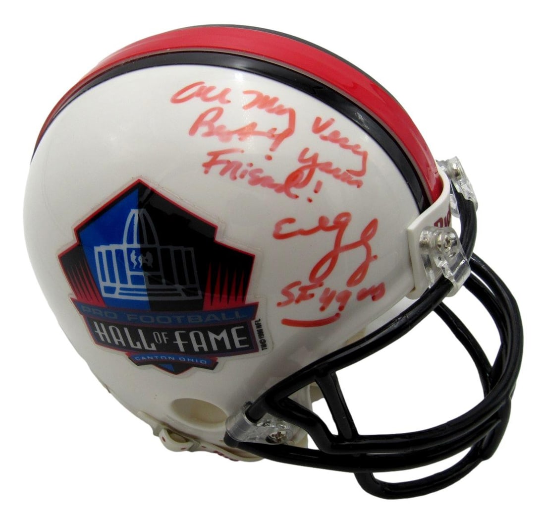 Eddie DeBartolo Jr Signed 49ers Mini Helmet JSA Authenticated (1 of 3)