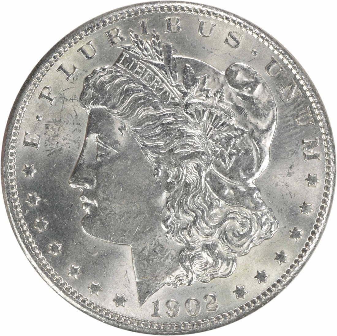 1902-O Morgan Silver Dollar Choice BU Uncertified Silver Coin (1 of 2)