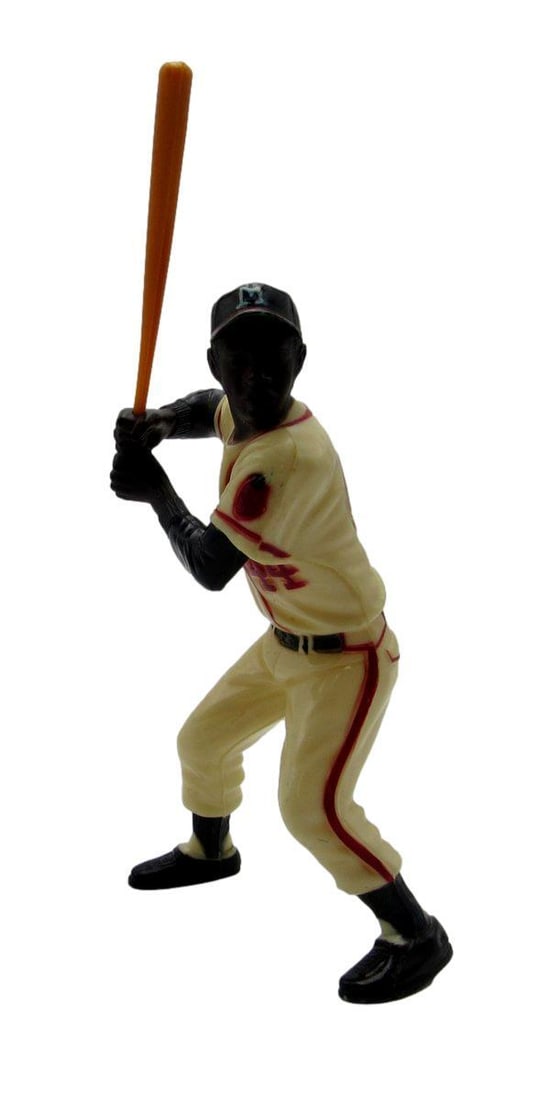 Hank Aaron 1958-63 Hartland Plastic Baseball Statue Milwaukee Braves 7" (1 of 6)