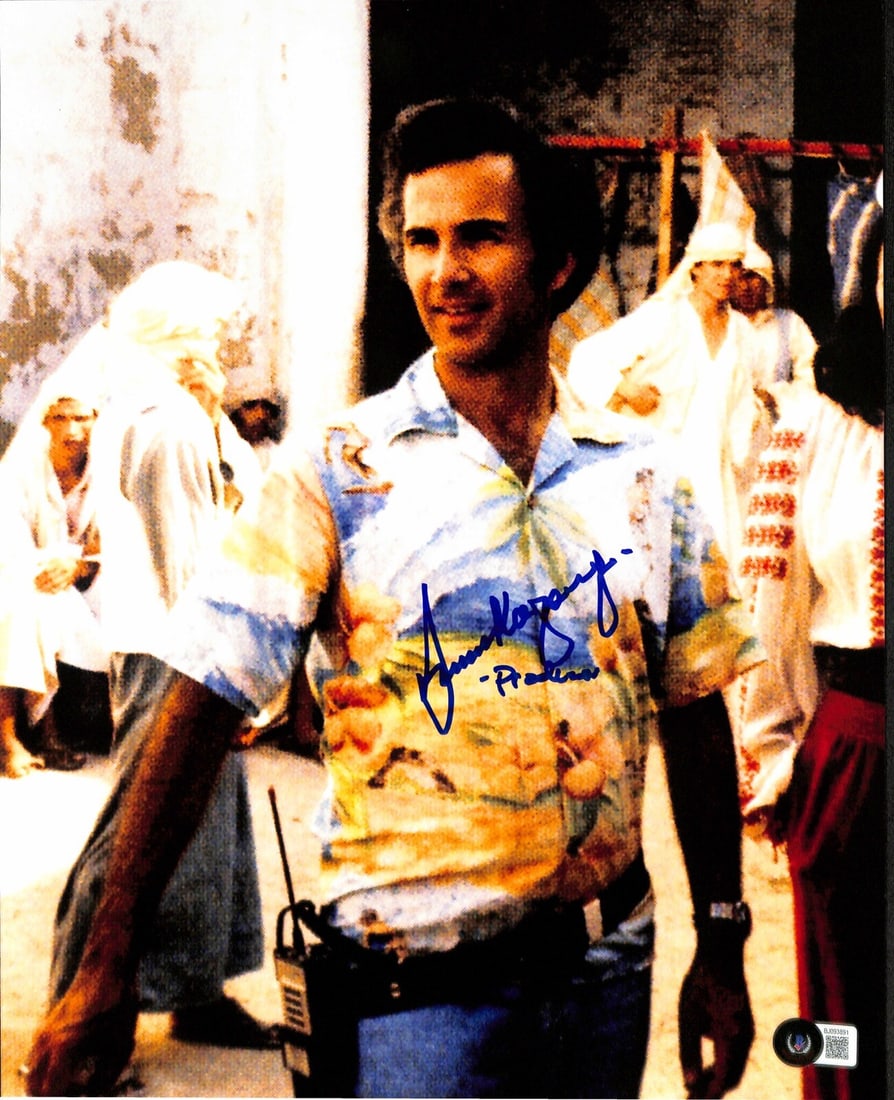 Howard Kazanjian Signed 11x14 Photo Indiana Jones Producer Inscription Beckett Authenticated (1 of 1)