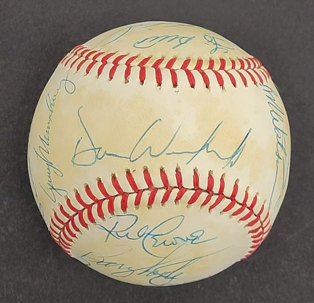 1981 New York Yankees Team Signed Official AL Baseball (1 of 6)