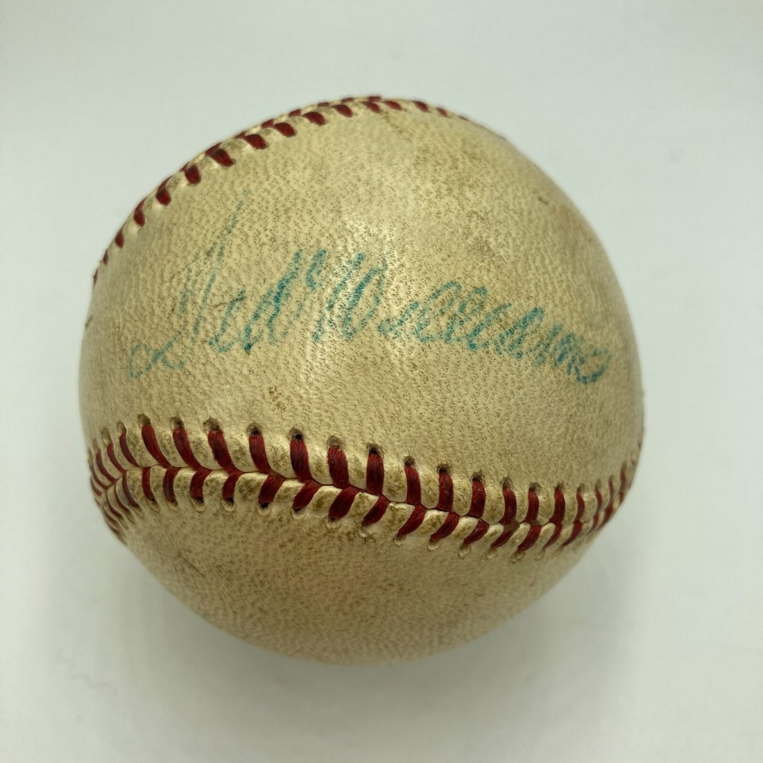 Ted Williams Signed 1950s National League Baseball CAS COA Boston Red Sox (1 of 4)
